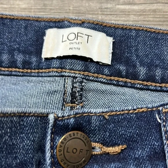 4 for $20 Loft Outlet Petite Skinny jeans size 00 - Picture 4 of 5